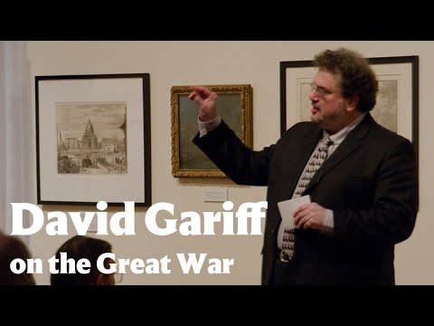 David Gariff on the Art and Literature of the Great War