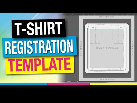How to Screen Print  TShirt Registration Template