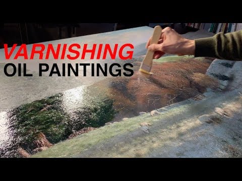 How to VARNISH an Oil Painting  My TOP 5 TIPS