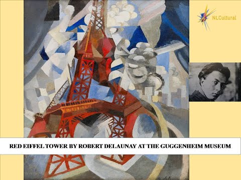 Red Eiffel Tower by Robert Delaunay at the Guggenheim Museum