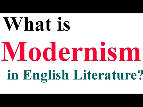 Modernism in English Literature amp Beyond