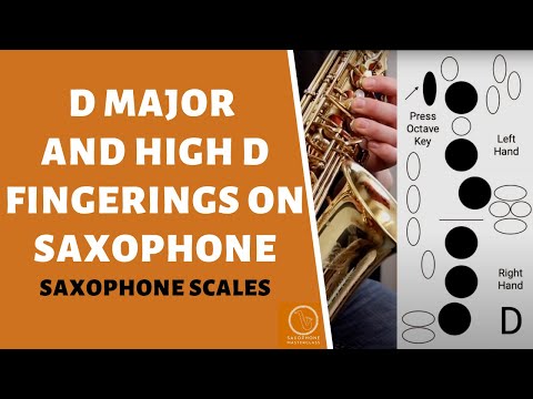 D Major on Saxophone  And High D  Beginner Saxophone Lessons