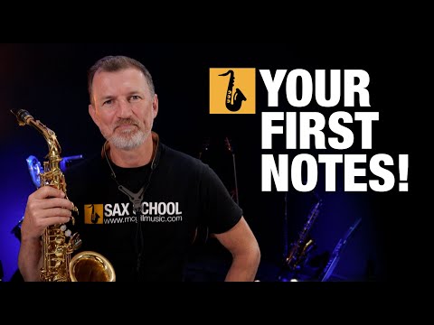Saxophone Lesson  Beginner Saxophone  First Notes