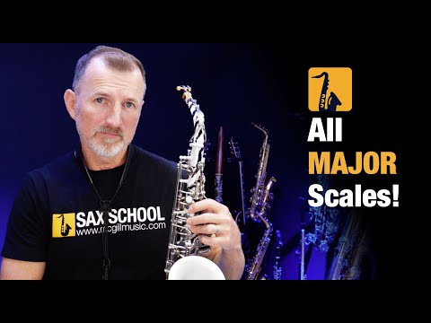 Saxophone lesson  All Major Scales