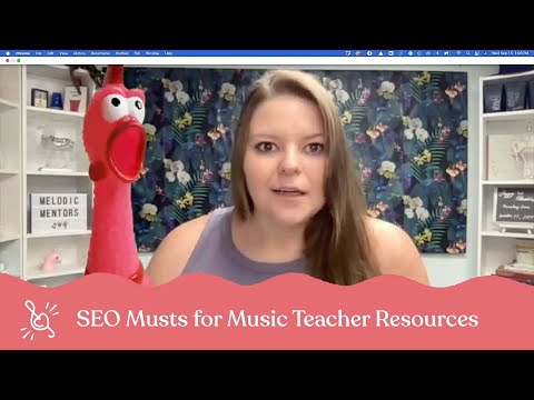 3 tips for better Search Engine Optimization on your online music teacher resources