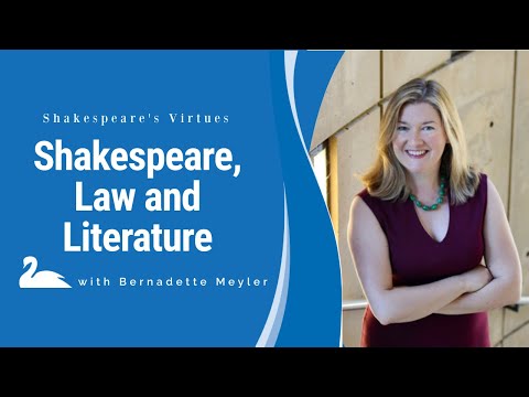 Shakespeare Law and Literature with Bernadette Meyler
