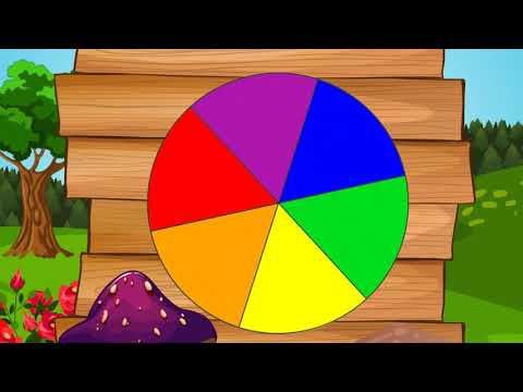 Color Wheel Song  Learning Colors Song for Kids