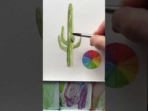 How I use the Color Wheel art watercolor arttutorial watercolortutorial watercolortutorial