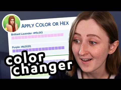 This mod adds a COLOR WHEEL to The Sims 4