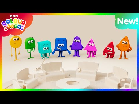 Colour Wheels  Kids learn colours  Series 1 Episode 27  Full Episode  Colourblocks