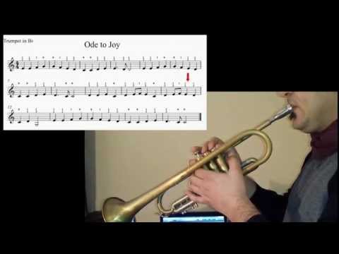 beginners trumpet lessons  Ode to Joy  Beethoven