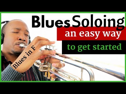 F Blues Soloing Using a Blues Melody  Jazz Trumpet Lesson