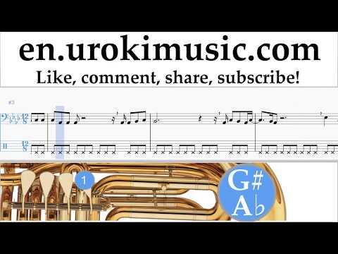 Tuba lessons Ed Sheeran  Perfect Sheet Music Tutorial umi352