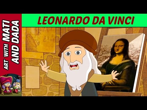 Art with Mati and Dada   Leonardo Da Vinci  Kids Animated Short Stories in English