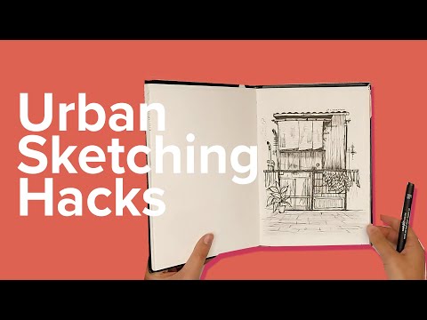 Urban Sketching HACKS PART 1  How you can create better urban sketches  Winsor and Newton Uniball