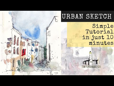 Simple Urban Sketching Tutorial  A Ten Minute Challenge