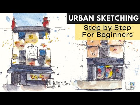 Urban Sketching for Beginners  Step by Step  Tutorial