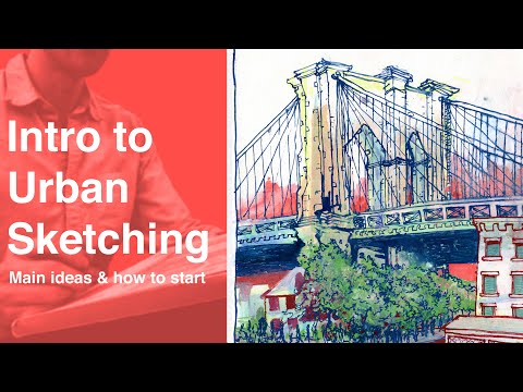 Urban Sketching for Beginners I Basic Tips and One Starter Drawing Exercise