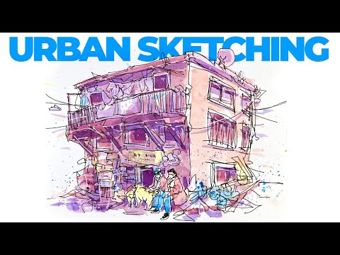 Urban Sketching with Derwent Procolour by Jacky Fellows – Derwent Blog