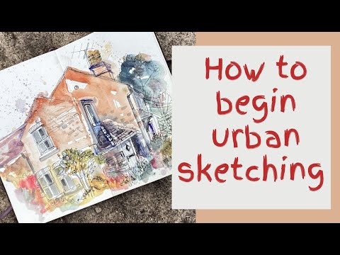 How to begin urban sketching  step by step for beginners