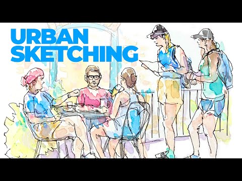 DYNAMIC URBAN SKETCHING techniques amp tips