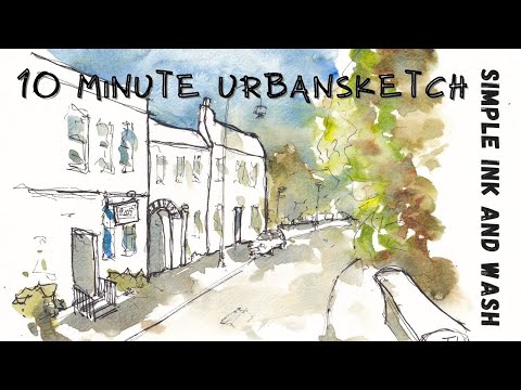 Really Quick Urban Sketching  Easy Tutorial in 10 minutes