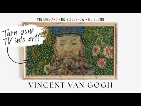 Vincent van Gogh  PostImpressionism Art Slideshow for Your TV  HD Art Screensaver  NO SOUND