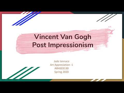 Vincent Van Gogh  Post Impressionism