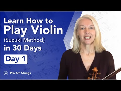 Learn to Play Violin in 30 Days  Day 1