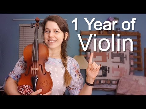 Adult Beginner Violin  1 year progress