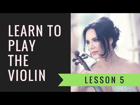 Learn the VIOLIN ONLINE  Lesson 530  Learning the open string notes