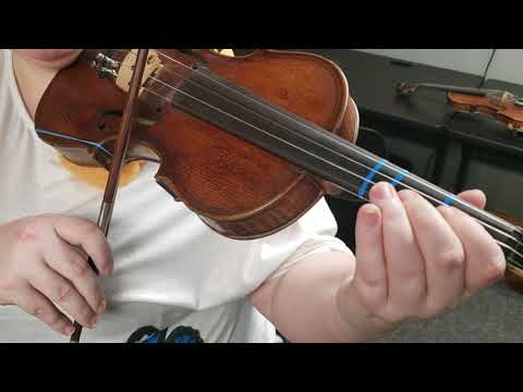 Violin lesson 1  first song Twinkle Twinkle Little Star