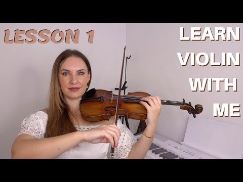 Learn To Play Violin  LESSON 1  How to hold the violin amp bow