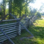 Split rail fence