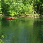 red canoe