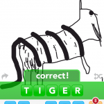 Draw Something Art Tiger