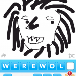 Draw Something Art werewolf