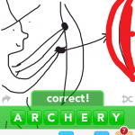 Draw Something Art Archery