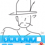 Draw Something Art sheriff