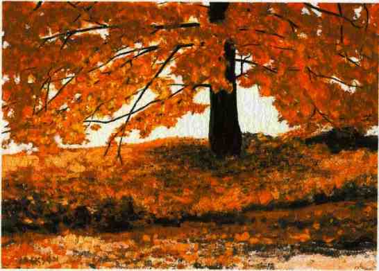 fall leaves painting fall leaves painting