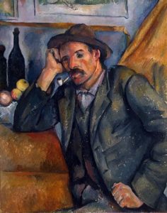 Paintings and Images by Cezanne_Man with a Pipe