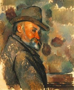 Paintings and Images by Cezanne_Self-Portrait in a Felt Hat