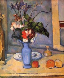 Paintings and Images by Cezanne_The Blue Vase (Le Vase Bleu)