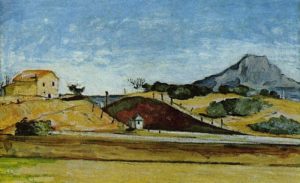 Paintings and Images by Cezanne_The Railway Cutting