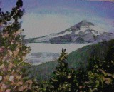 modern impressionism landscapes_mountain in distance