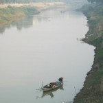 cambodia river and boats
