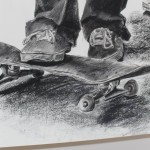 Skateboard-charcoal-drawing