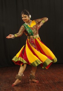 Sangeeta Majumder and Strings N Steps Multicolor dress