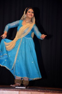 Sangeeta Majumder and Strings N Steps Blue Dress