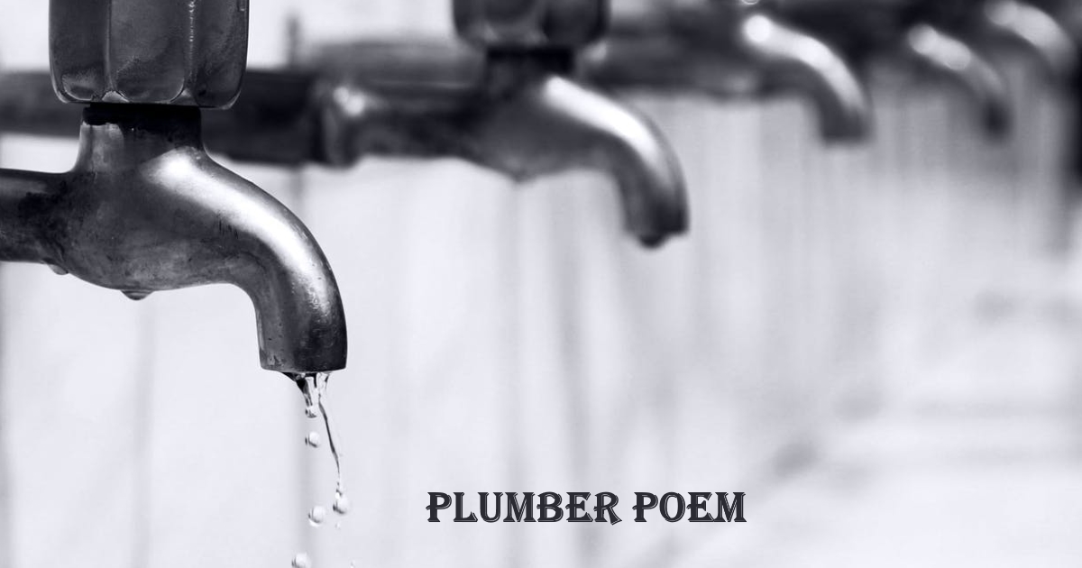 plumber poem